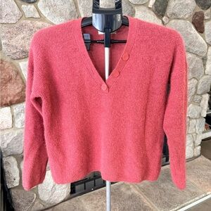 Sézane Willy jumper rosewood pink size S